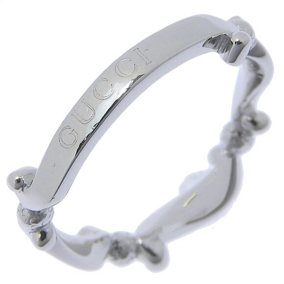 GUCCI Bridal Japan Exclusive Ring Pt950Platinum #6.0(US Size) 4.4g Women - Picture 1 of 7